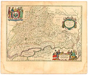 Blaeu 1645 - Russiæ vulgo Moscovia pars australis