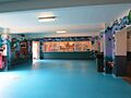Block A undercroft, play space and tuck shop, centre wing