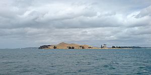Browns Island In Hauraki Gulf