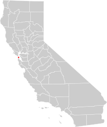 California county map (San Francisco County highlighted).svg