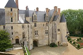 The château of Courtanvaux