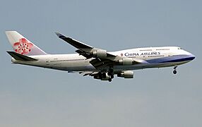 China Airlines, Boeing 747-400, SIN