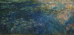 Claude Monet - Reflections of Clouds on the Water-Lily Pond