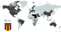Coptic diaspora map
