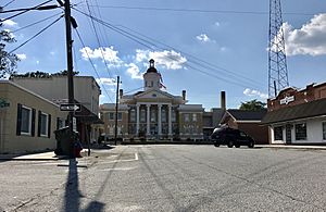 Courthouse square in Kenansville, North Carolina