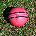 Cricket ball at Church Times Cricket Cup final 2019