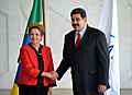 Dilma Rousseff e Nicolás Maduro