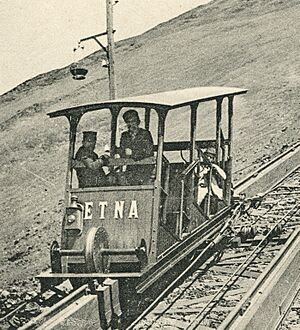 Drahtseilbahn auf den Vesuv, Wagen Etna