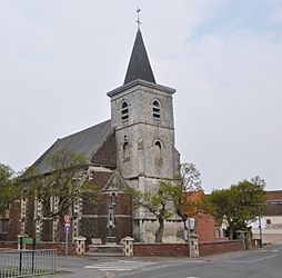 The church of Gosnay