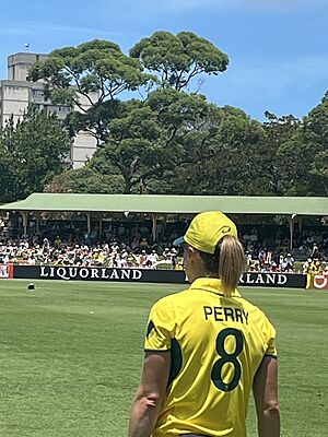 Ellyse Perry Number 8 at North Sydney Oval