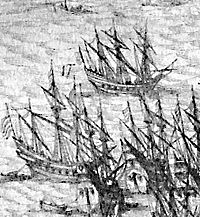 English Buckingham Reimbarkment Loix Two(2).fleet.pinnaces 1627