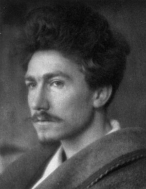 Ezra Pound by Alvin Langdon Coburn, 1913
