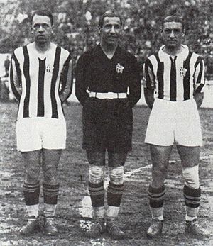 FBC Juventus - 'Trio of Accountants' (Rosetta, Combi, Caligaris)