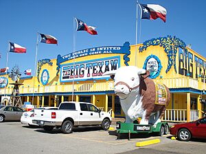 Façade du restaurant The Big Texan à Amarillo