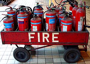 Fire extinguisher trolley (167818050)