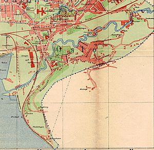 Gamlebyen map 1900