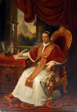 Giovanni Orsi, Portrait of Pope Pius IX (1847)