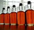 Homemade strawberry liqueur