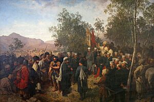 Horschelt. Surrender of Shamil. 1863