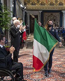 Italy 2022 Winter Olympics Flags Ceremony 03
