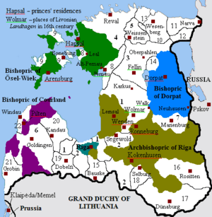 Livonia in 1534 (English)