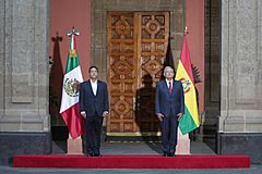 Luis Arce & Andrés Manuel López Obrador. 24 March 2021, Mexico City (51890997112)