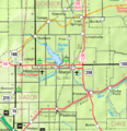 Map of Marion Co, Ks, USA