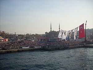 Marmaray opening ceremony at Üsküdar on 29 Oct 2013