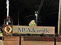 McAdenville town sign
