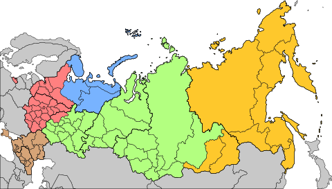 Military districts of Russia 2016