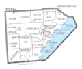 Monroe County, MI census map