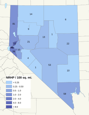 NRHP Nevada Map.svg