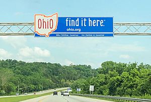 Ohio welcome sign (2018)