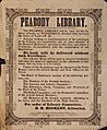 Opening of the Peabody Institute Broadside