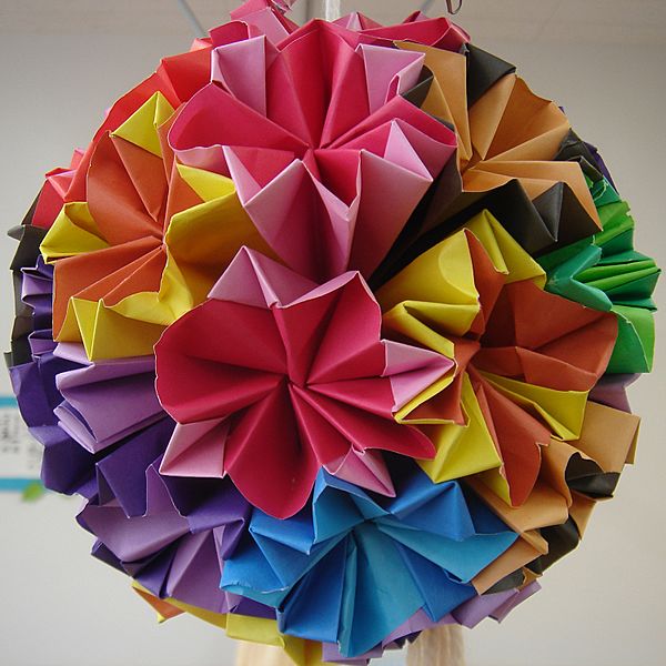 Origami ball
