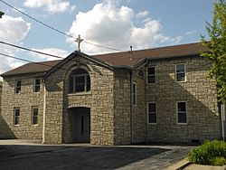 Original St. Anthony's Church Davenport, Iowa