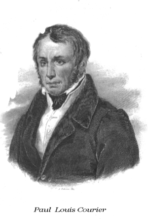 Paul Louis Courier (1773-1825)