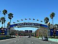 Portail Disneyworld à l'arrivée à Orlando au-dessus de la voie rapide (janvier 2022)