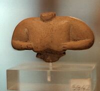 Pottery woman torso neolothic, NAMA Nama830