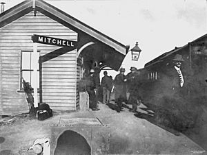 Railway Station at Mitchell Queensland