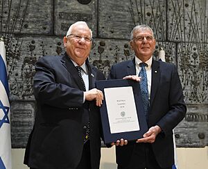 Reuven Rivlin hosted the winners declaration event of the 2018 Wolf Prize, February 2018 (6355)