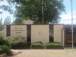 The Rocky Ford City Hall.