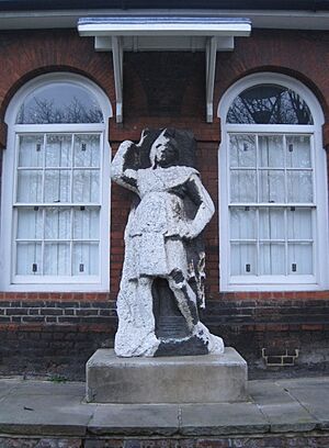 Royal Arsenal Brass Foundry - roman statue