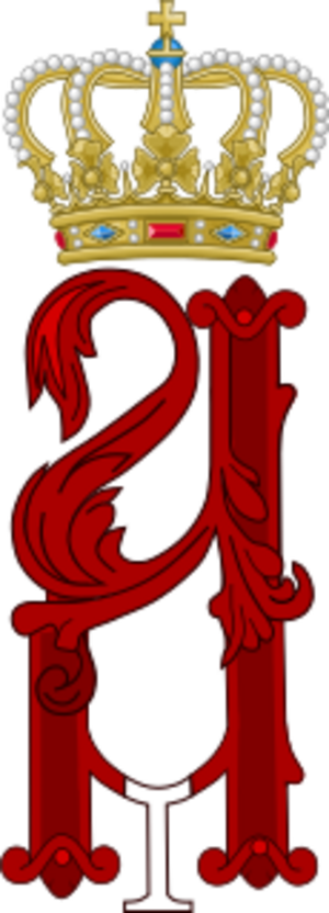 Royal Monogram of Prince Alexander of Battenberg
