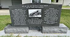 SITE OF THE 1945 MICHIGAN TRAIN WRECK, Michigan, North Dakota