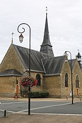 The church of Saint-Germain, in Savigné-l'Évêque