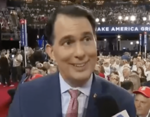 Scott Walker speaking to VOA at the 2024 RNC 02