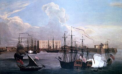 Ships in Bombay Harbour, 1731