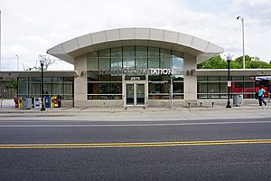 Shirlington Bus Station; Shirlington, Arlington, VA; 2014-05-17