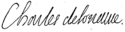 Charles de Lorraine's signature